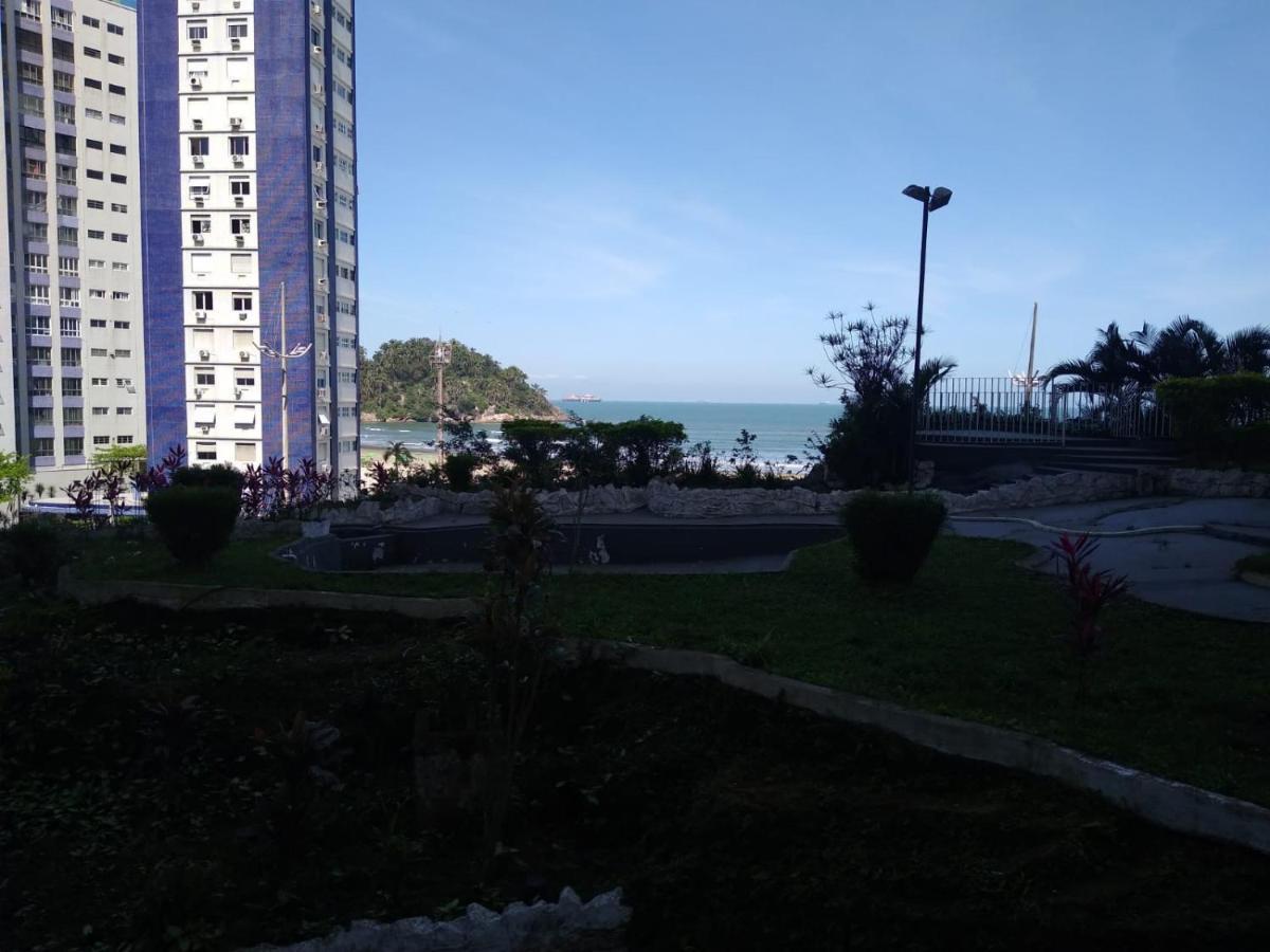 Apartamento Pe Na Areia Com Vista Mar E Wi-Fi Loftjl Com 01 Vaga De Garagem Sujeita A Disponibilidade Lejlighed Santos  Eksteriør billede