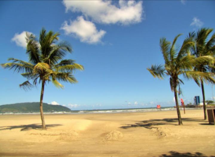 Apartamento Pe Na Areia Com Vista Mar E Wi-Fi Loftjl Com 01 Vaga De Garagem Sujeita A Disponibilidade Lejlighed Santos  Eksteriør billede